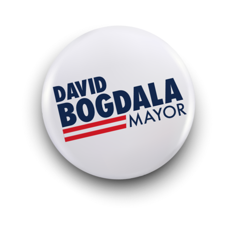 David Bogdala Mayor - Button